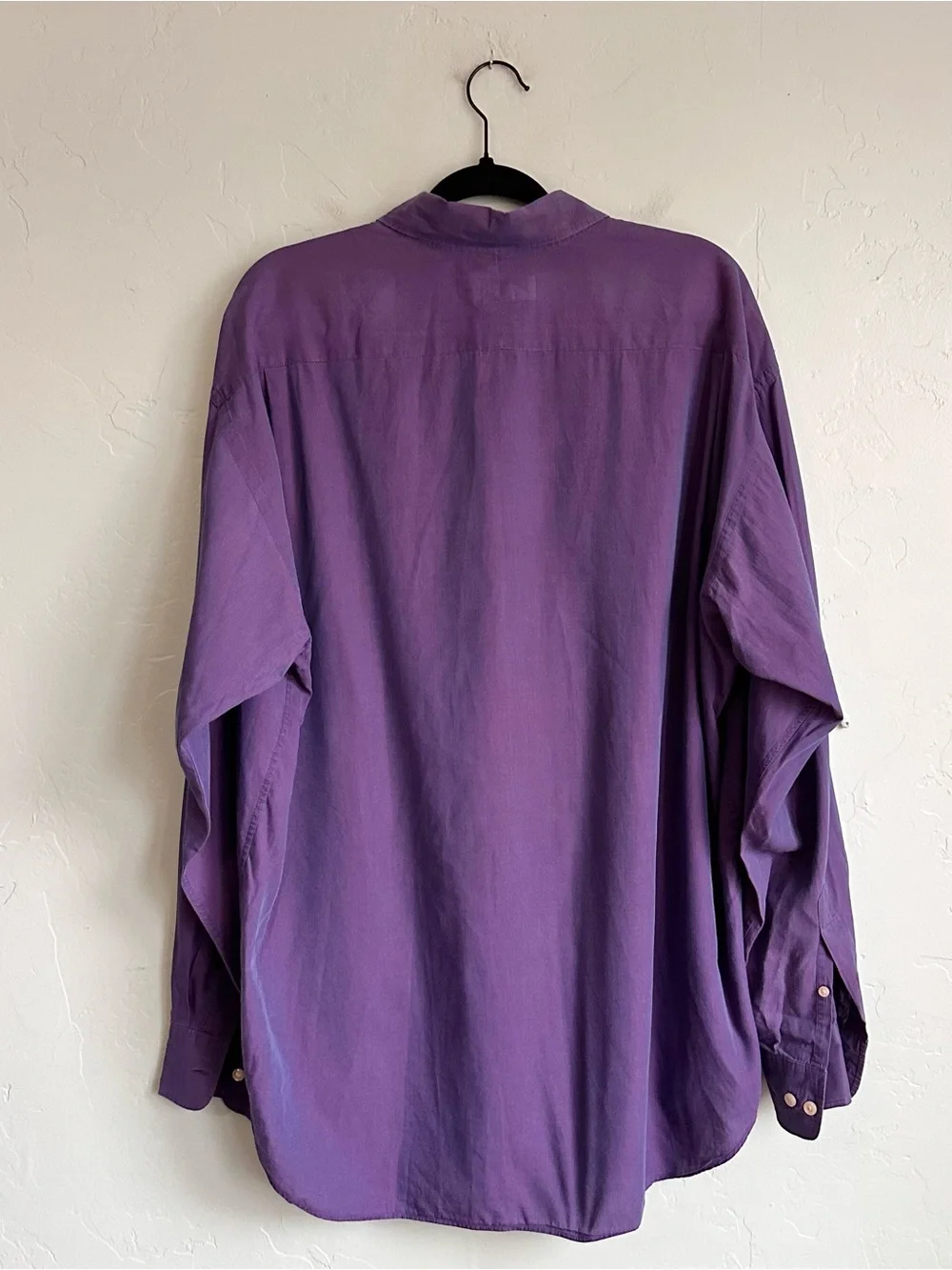 Banana Republic Vintage Men’s Purple Long-Sleeve Button-Up Shirt Large EUC‎